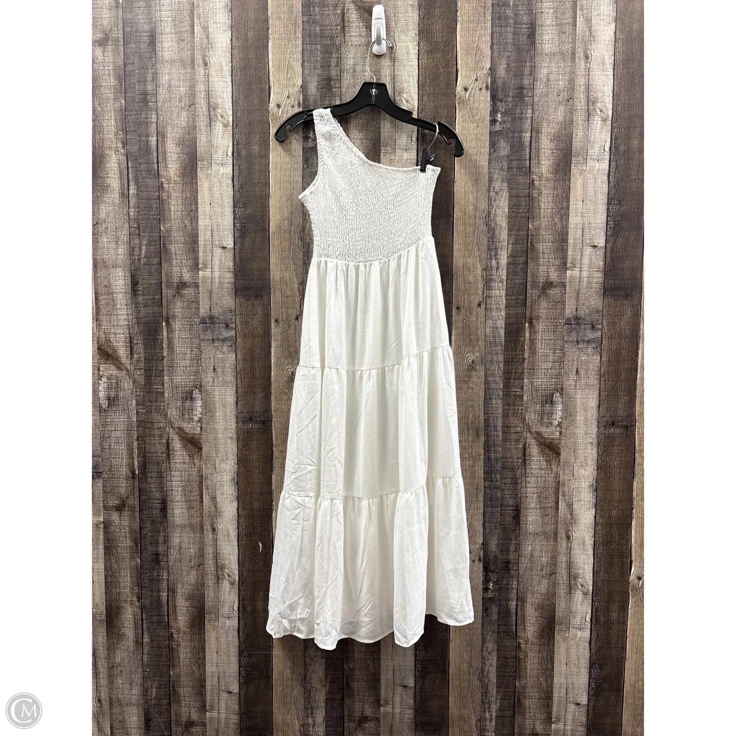 Dress Casual Midi By Shein In White, Size: Xs