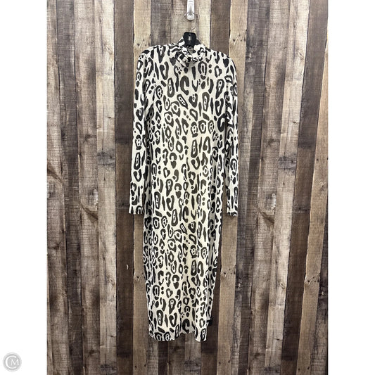 Dress Party Long By Anthropologie In Animal Print, Size: Xl