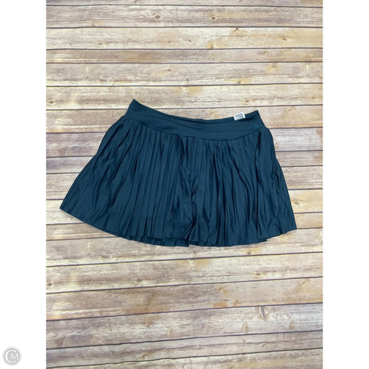 Athletic Skort By Adidas In Teal, Size: L