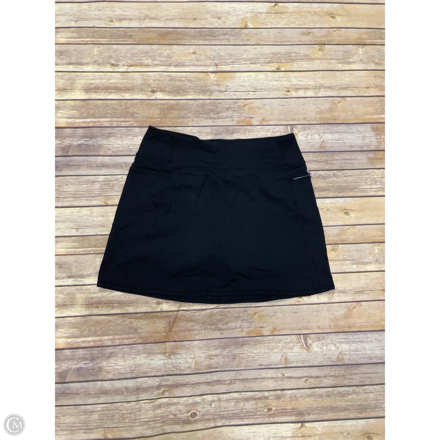 Athletic Skort By Skechers In Black, Size: L