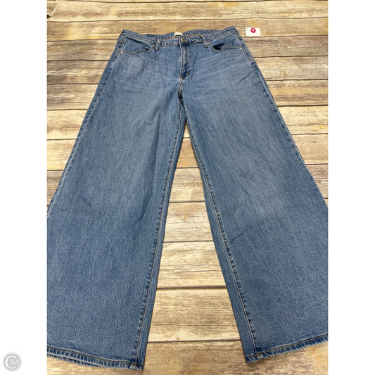 Jeans Wide Leg By A New Day In Blue, Size: 14