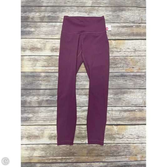 Athletic Leggings By Lululemon In Mauve, Size: 4