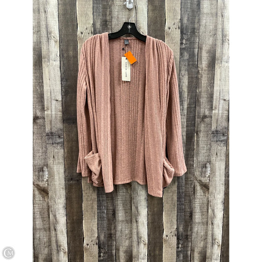 Sweater Cardigan By Shein In Pink, Size: M