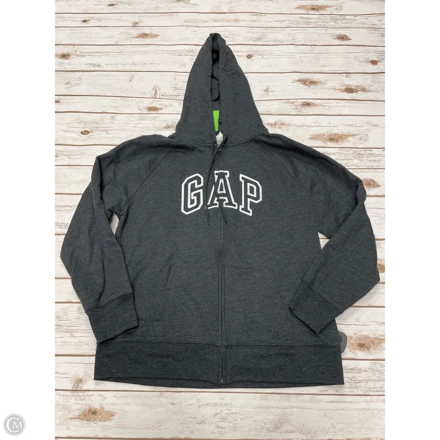 Athletic Jacket By Gap In Grey, Size: Xl