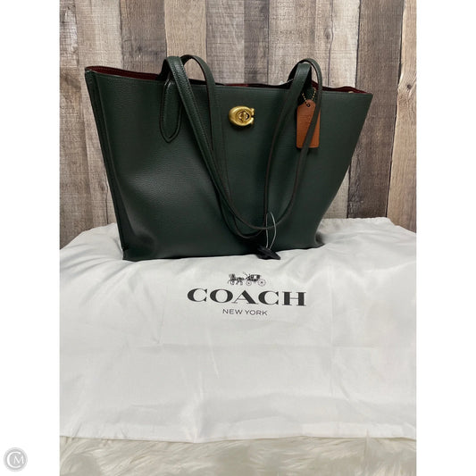 Tote Designer By Coach, Size: Medium