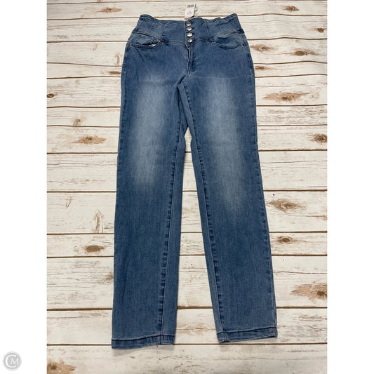 Jeans Skinny By Bebe In Blue, Size: 10