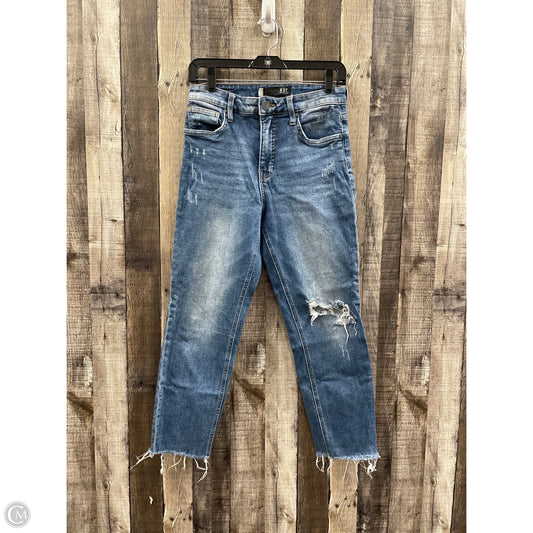 Jeans Straight By Kut In Blue, Size: 4