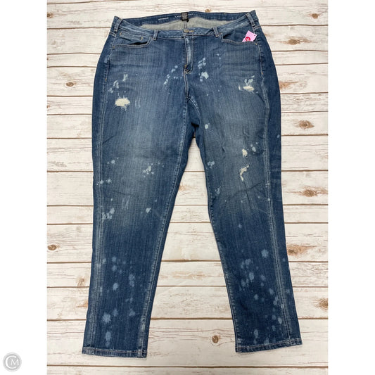 Jeans Straight By Lane Bryant In Blue, Size: 22