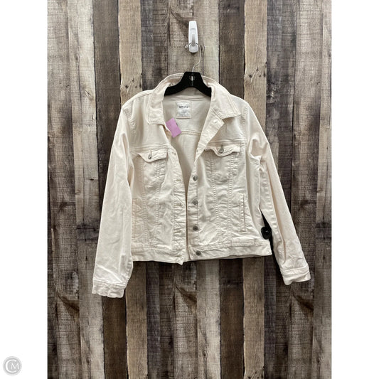 Jacket Denim By Sonoma In Cream, Size: L