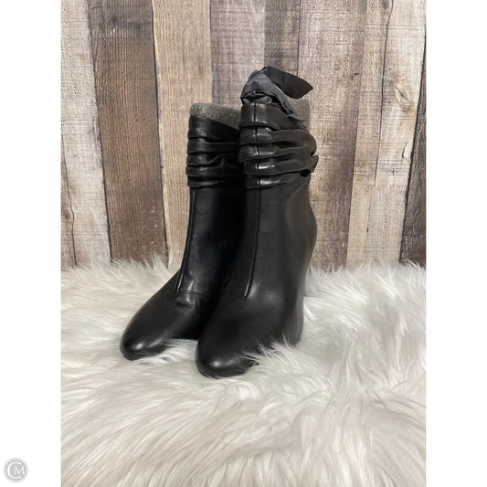 Boots Ankle Heels By Dkny In Black, Size: 10