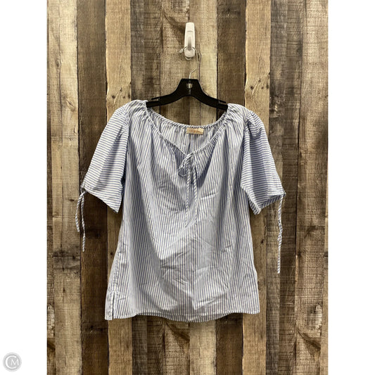 Top Short Sleeve Designer By Tory Burch In Striped Pattern, Size: Sp
