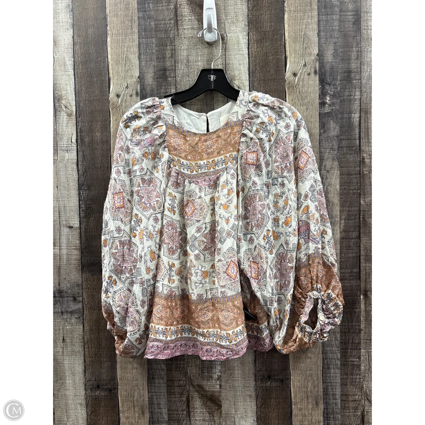 Top Long Sleeve By Anthropologie In Multi-colored, Size: Xs
