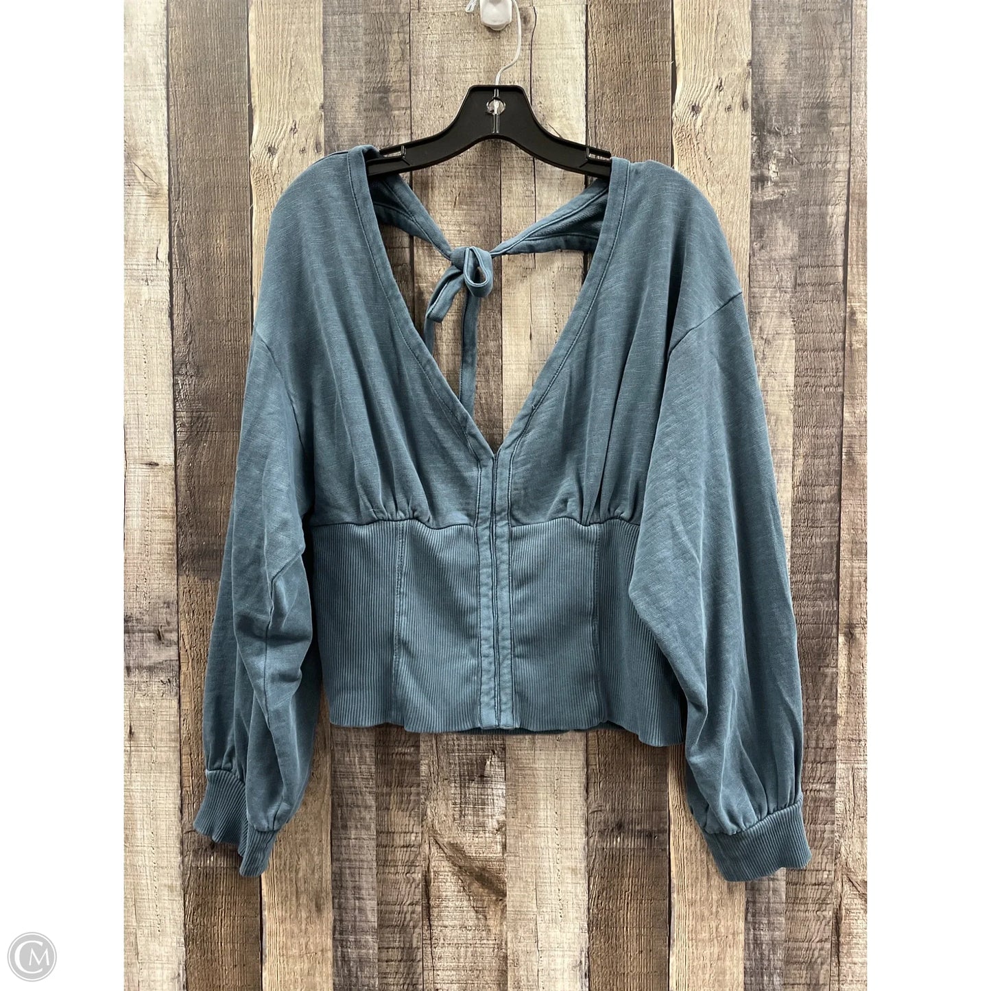 Top Long Sleeve By Pilcro In Blue, Size: Xl