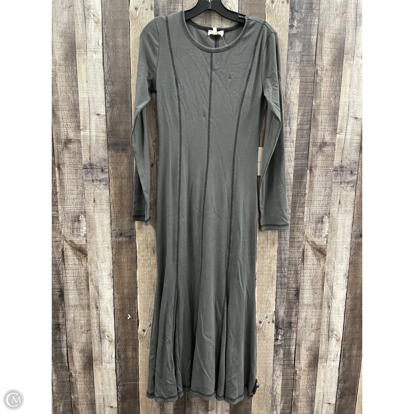 Dress Casual Maxi By Bohme In Grey, Size: Xl