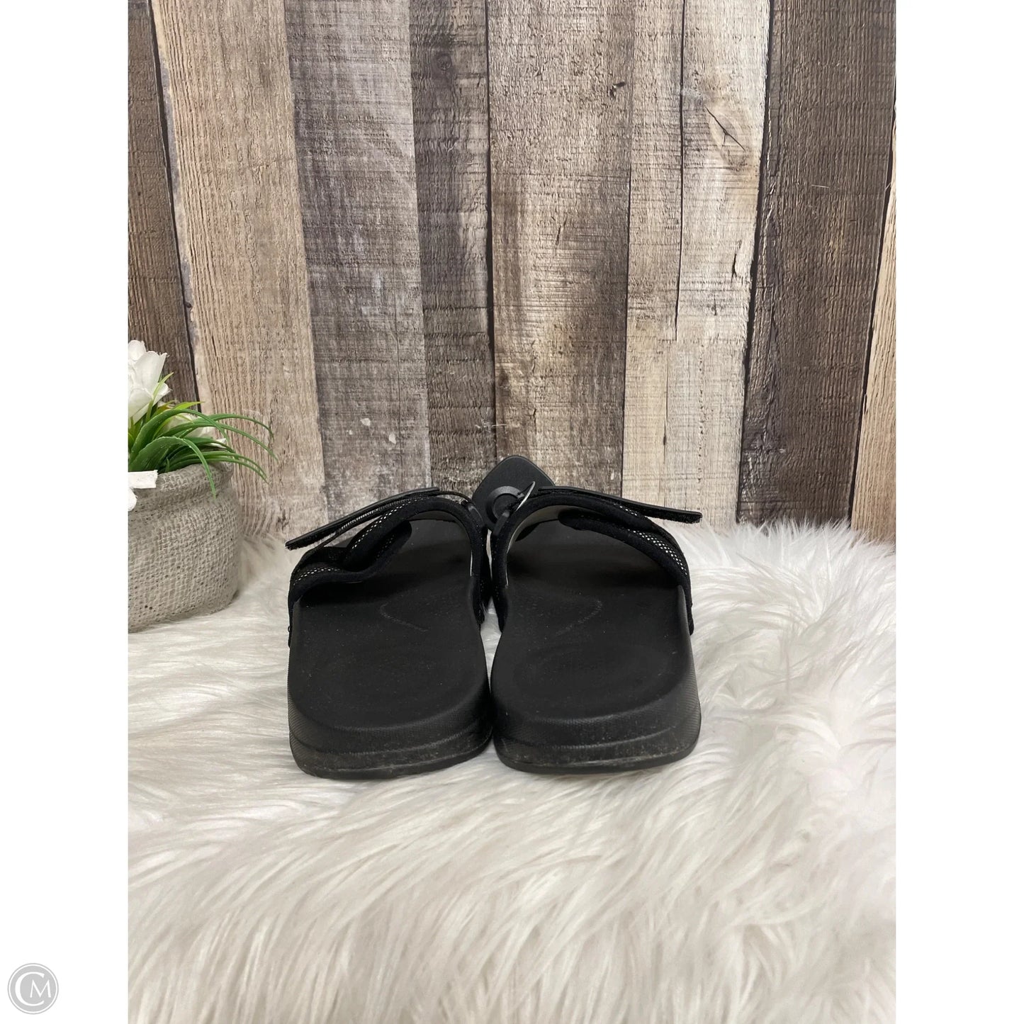 Sandals Flats By Fitflop In Black, Size: 8