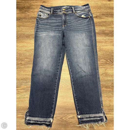 Jeans Straight By Kancan In Blue, Size: 14