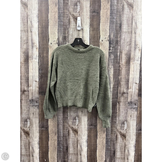 Sweater By Express In Green, Size: Xs