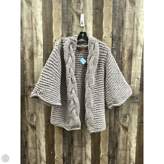 Sweater Cardigan By Pol In Grey, Size: L