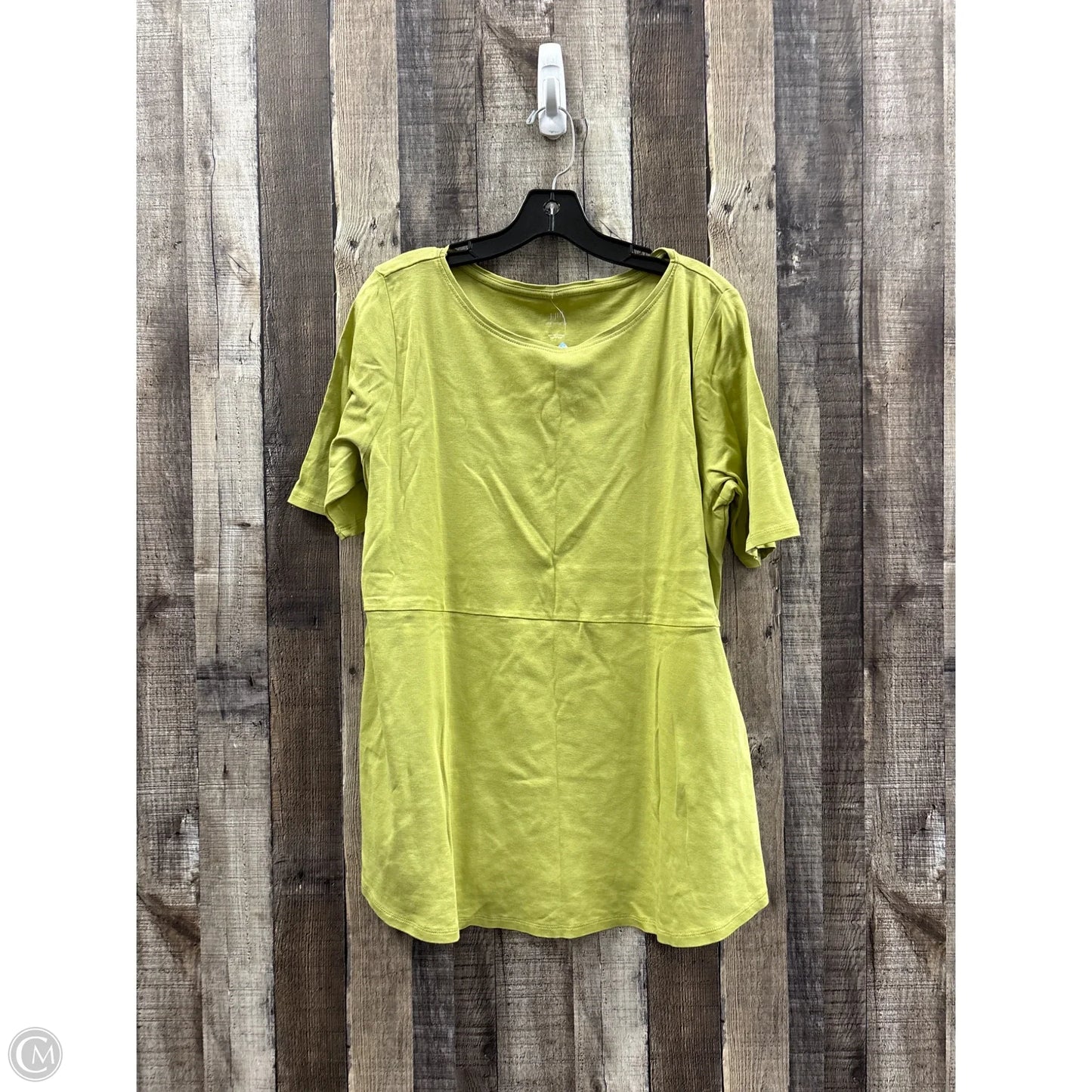 Top Short Sleeve By J. Jill In Green, Size: L