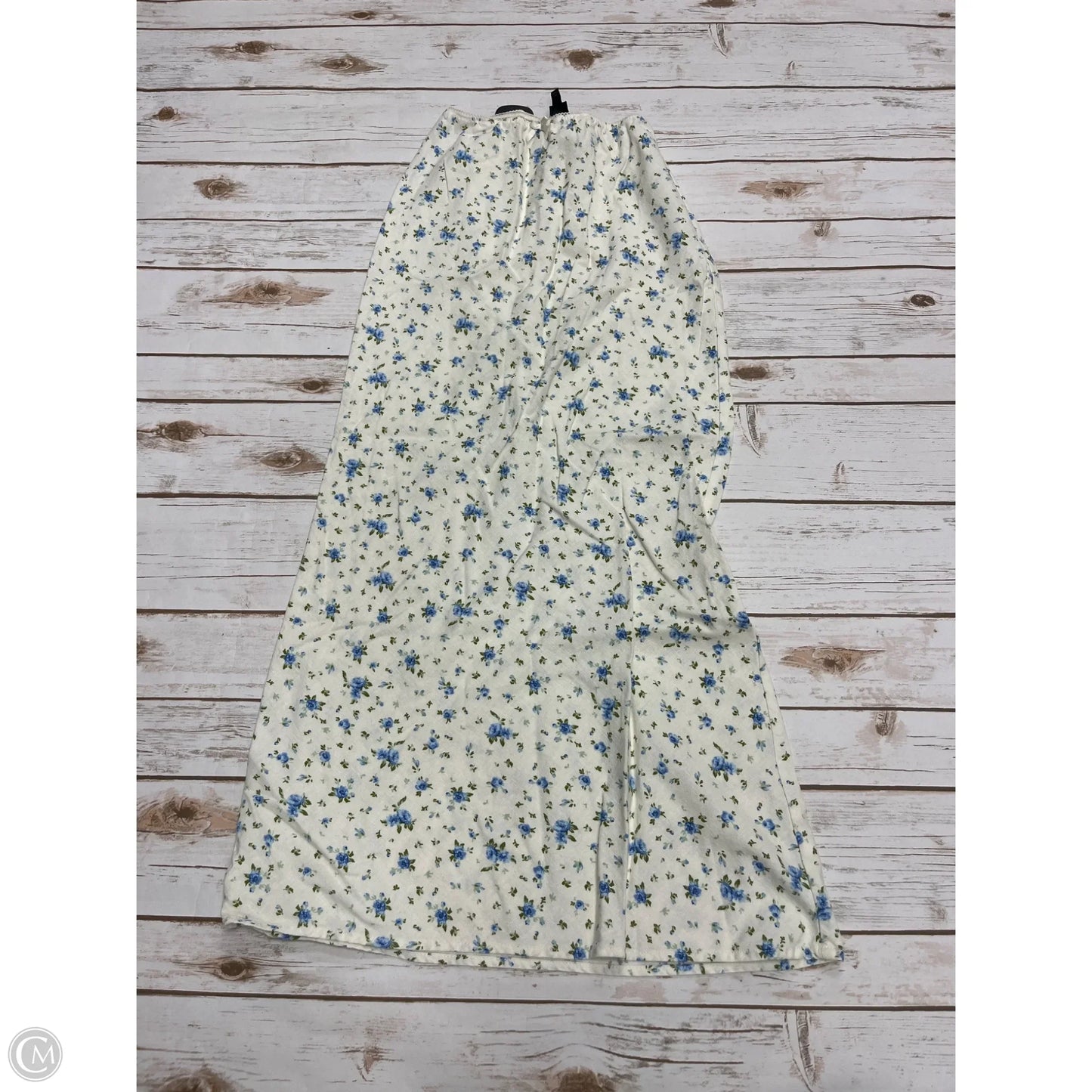 Skirt Maxi By Wild Fable In Blue & Cream, Size: Xs