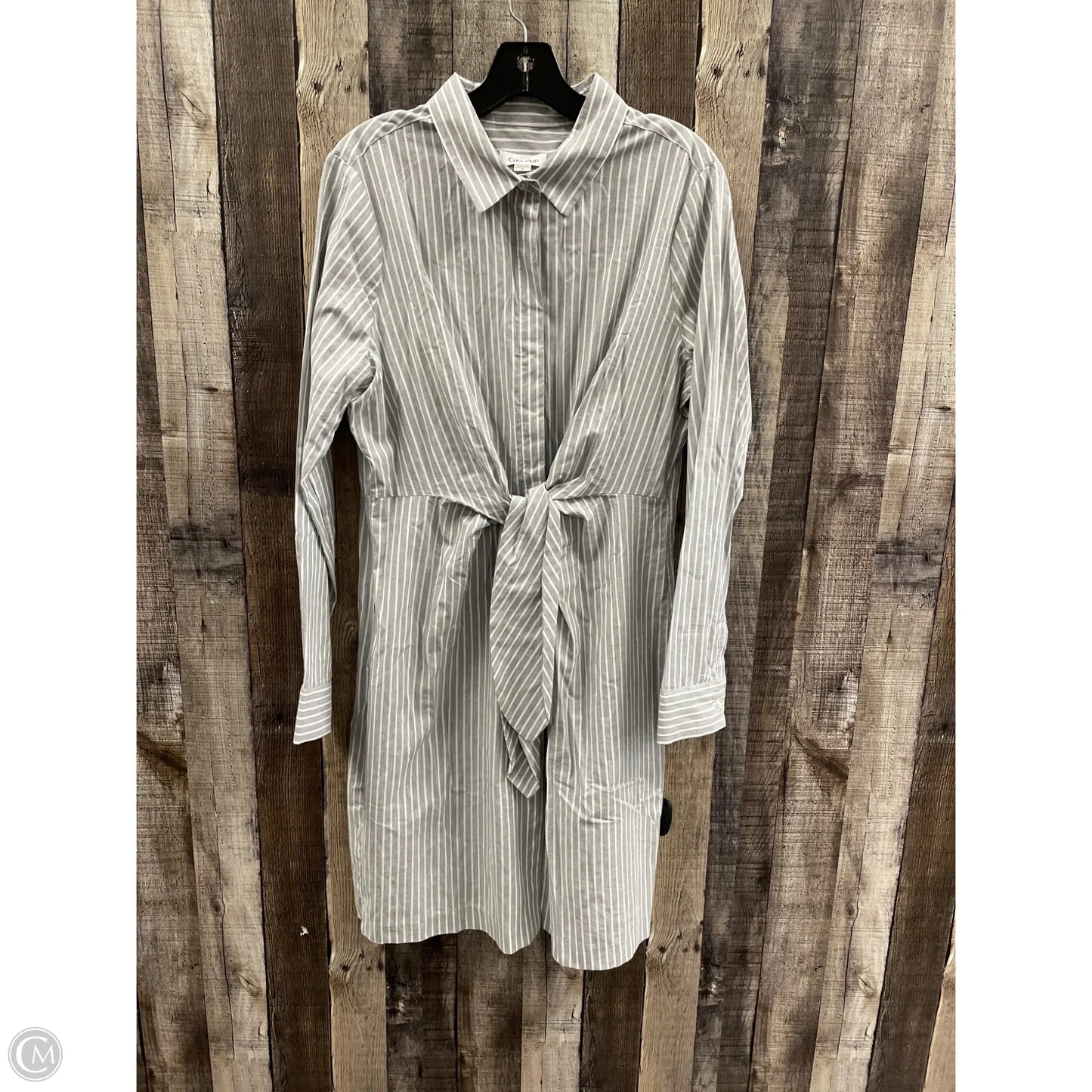 Dress Casual Short By Calvin Klein In Grey, Size: 12