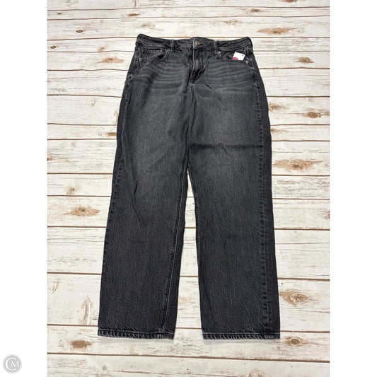 Jeans Boyfriend By American Eagle In Black Denim, Size: 10