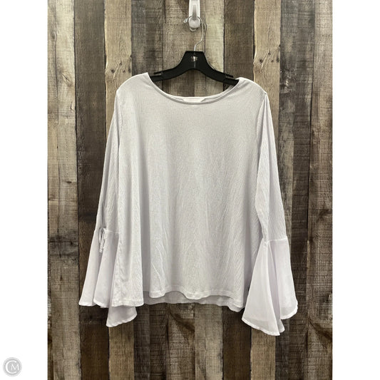 Top Long Sleeve By Lc Lauren Conrad In Purple, Size: Xl