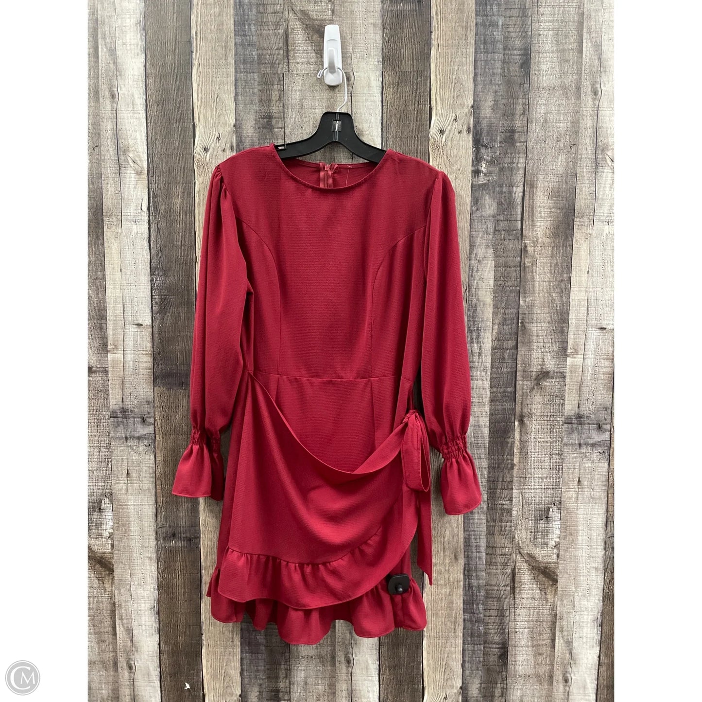 Dress Casual Short By Cme In Red, Size: L