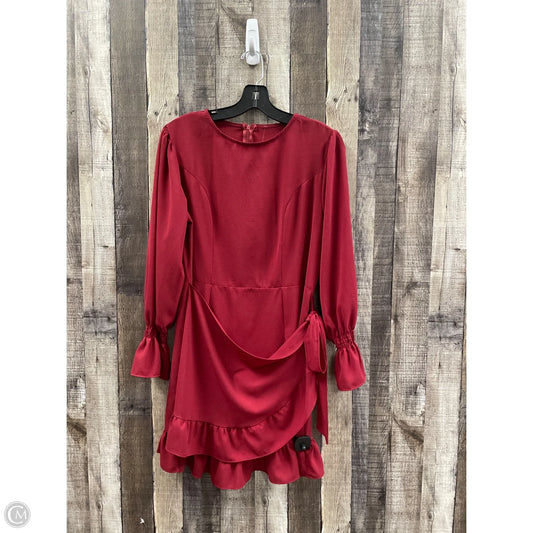 Dress Casual Short By Cme In Red, Size: L