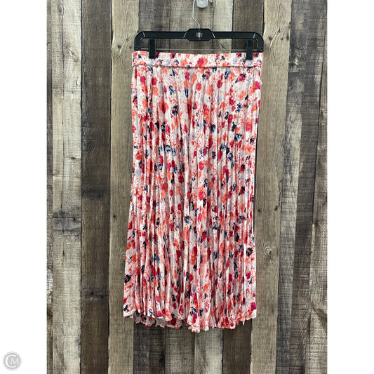 Skirt Midi By Time And Tru In Pink, Size: S