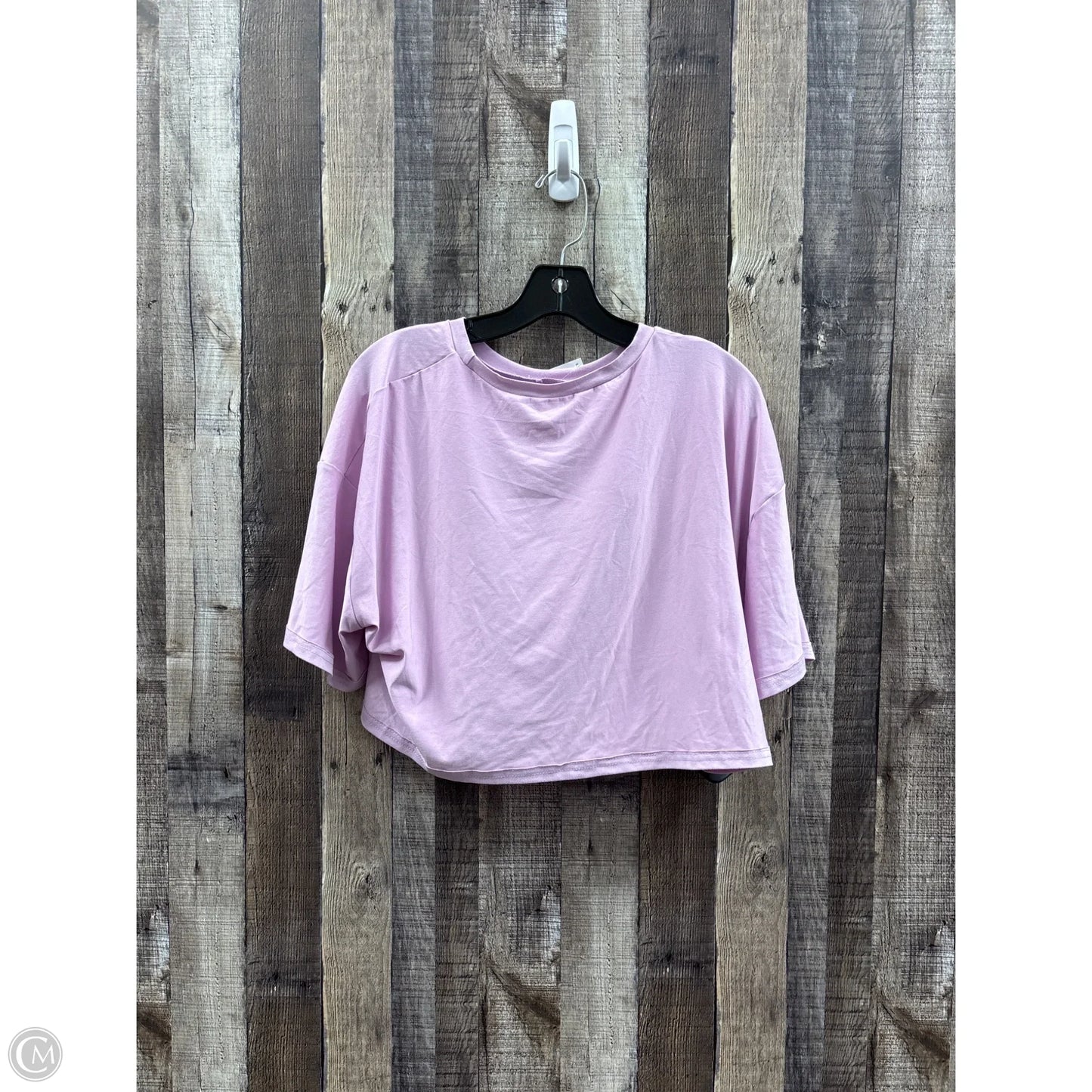 Athletic Top Short Sleeve By Cmf In Purple, Size: S