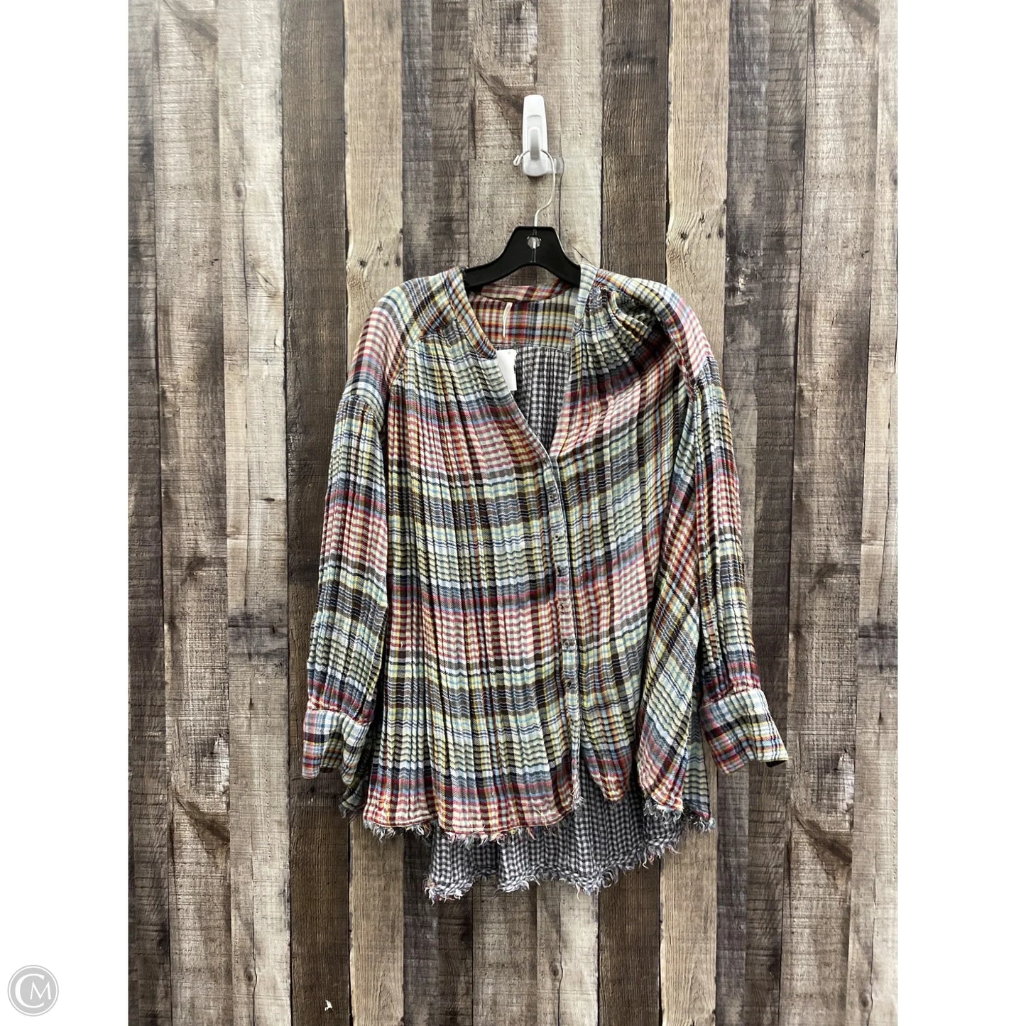 Top Long Sleeve By Free People In Multi-colored, Size: Xs