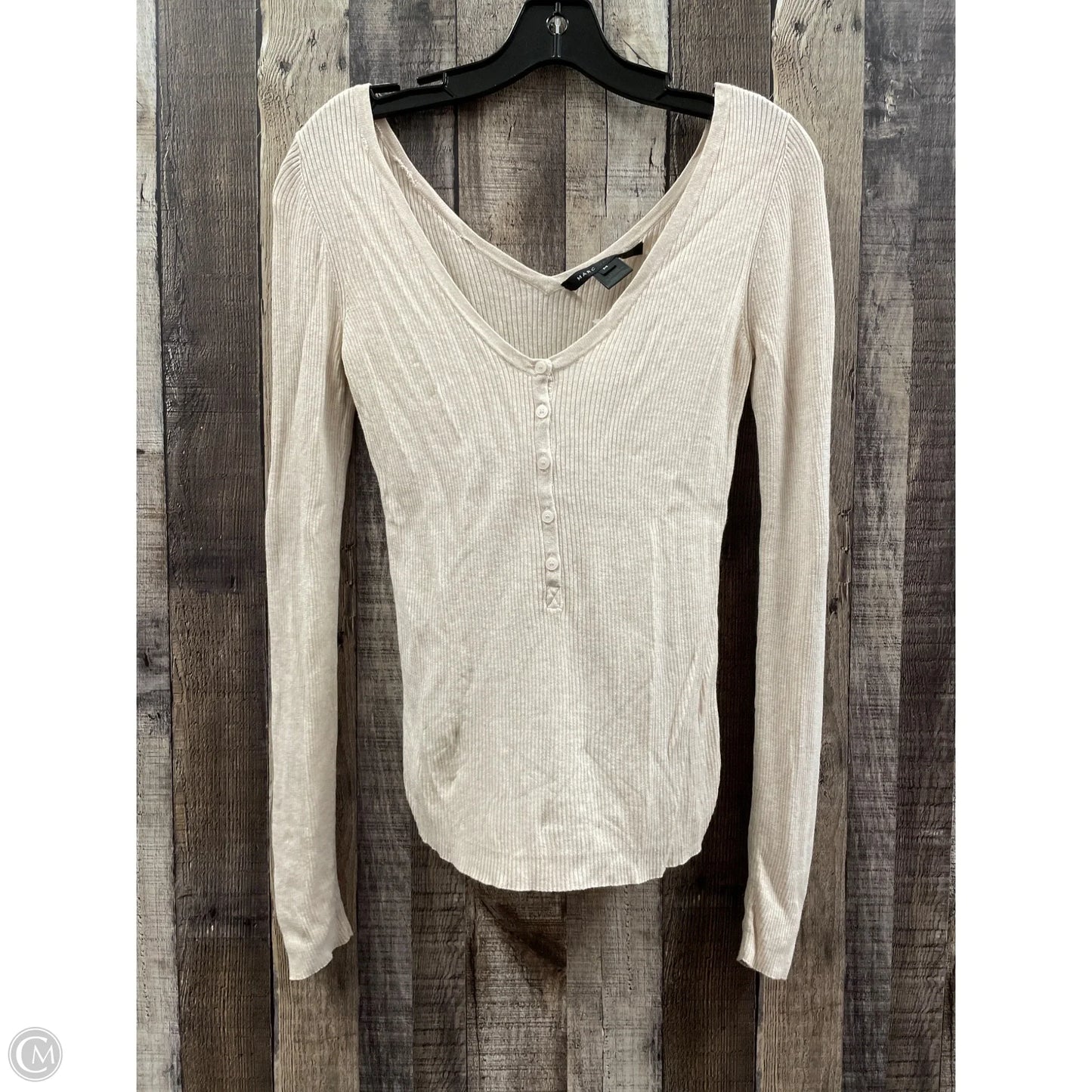 Top Long Sleeve Luxury Designer By Marc Jacobs In Beige, Size: M