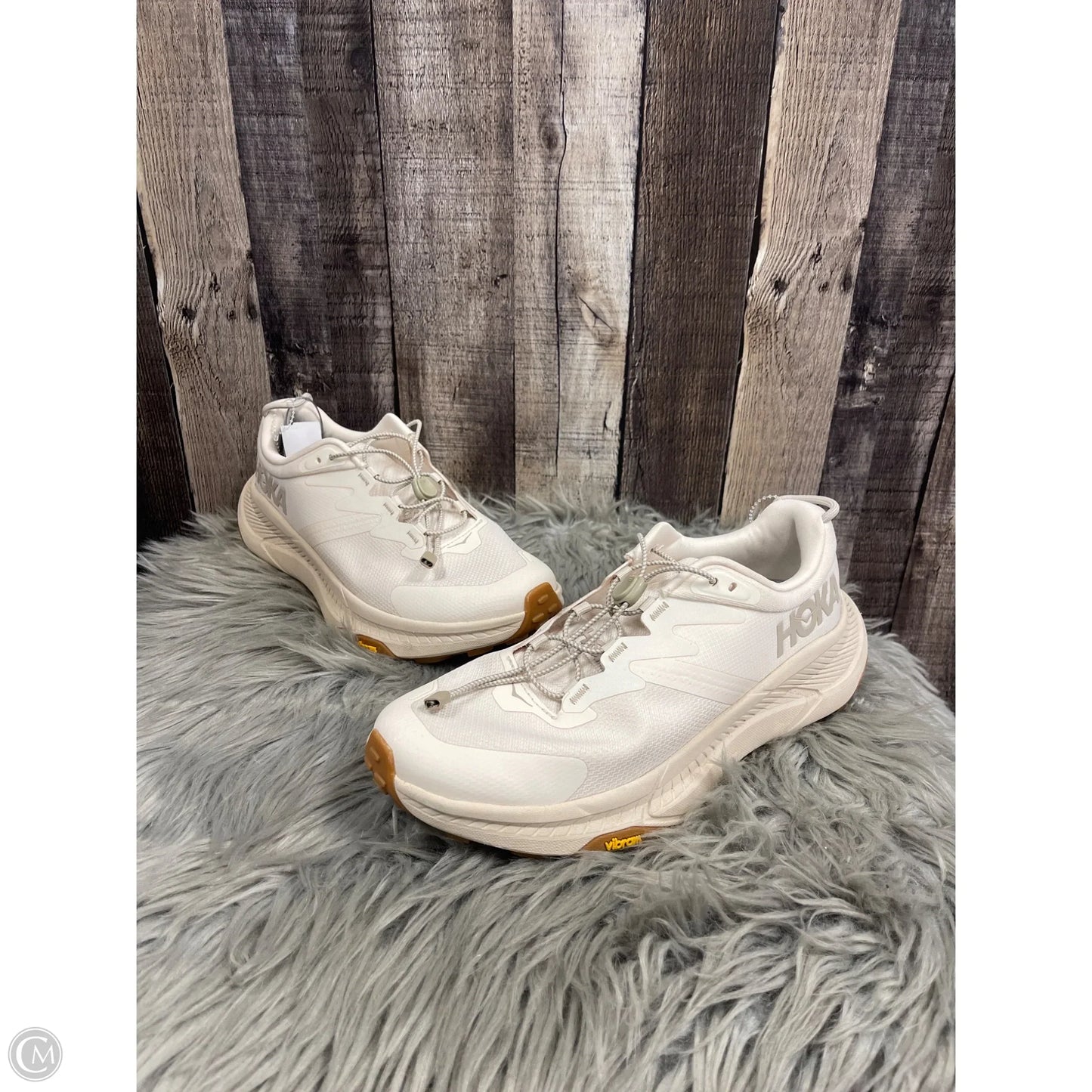 Shoes Athletic By Hoka In Cream, Size: 9.5