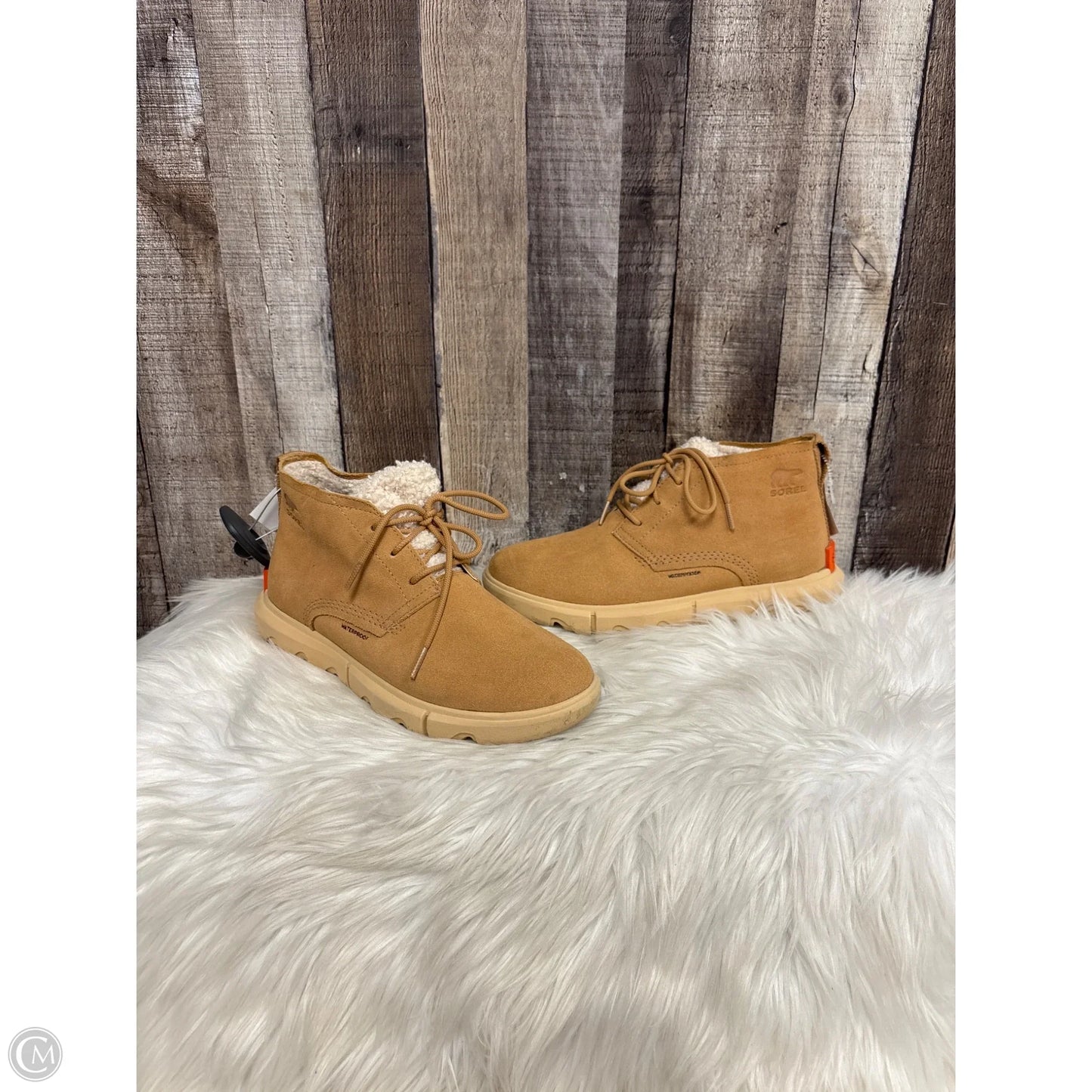 Boots Ankle Flats By Sorel In Tan, Size: 9