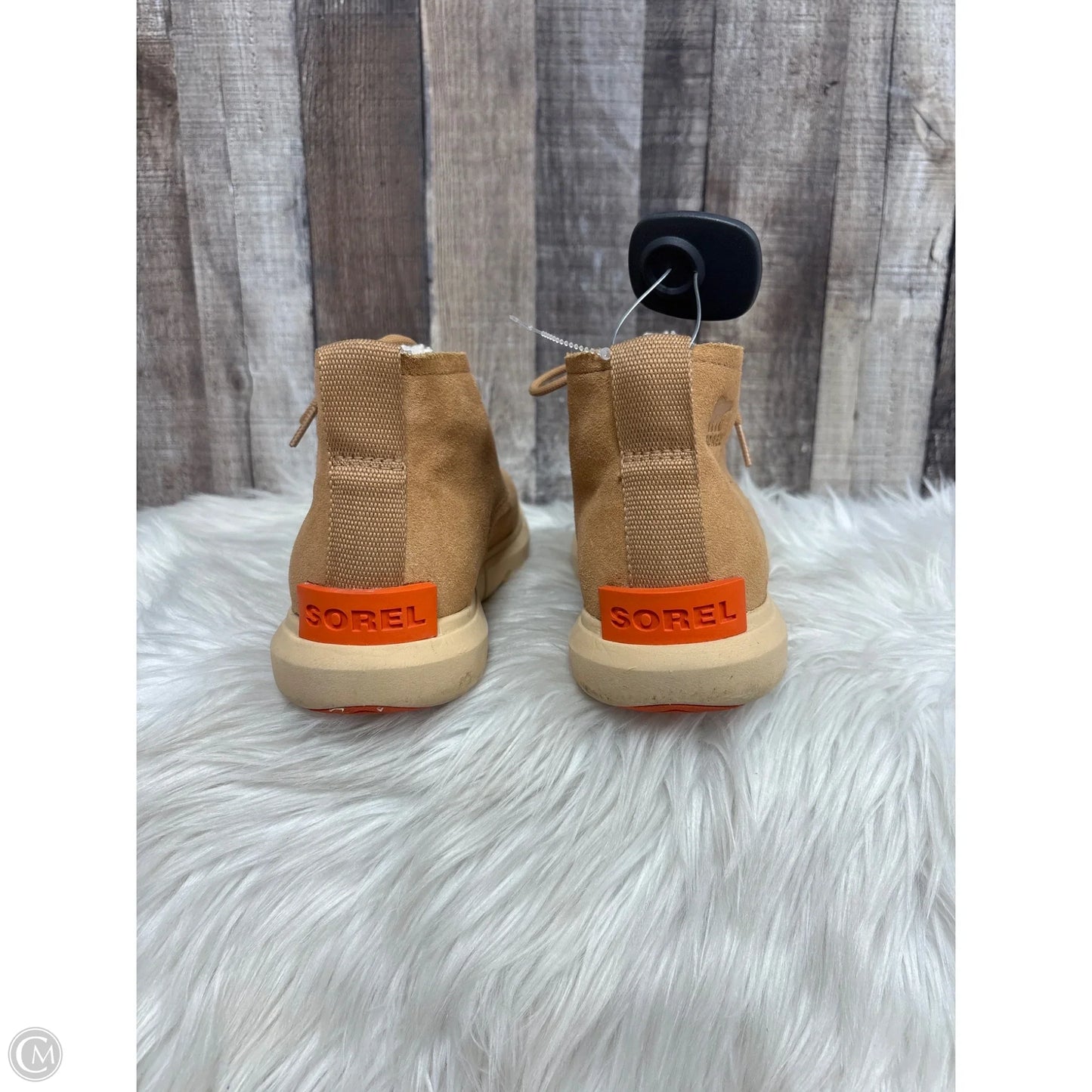 Boots Ankle Flats By Sorel In Tan, Size: 9