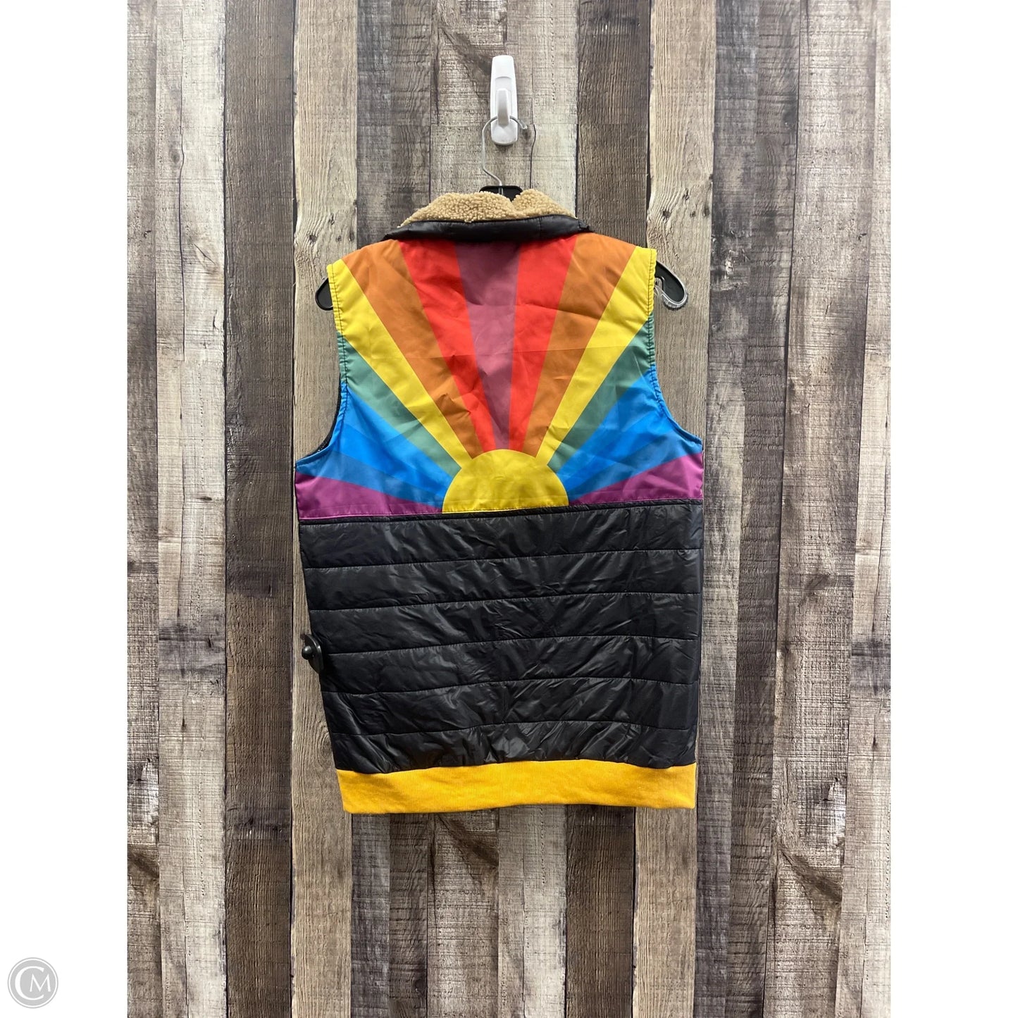 Vest Puffer & Quilted By Cmf In Multi-colored, Size: M
