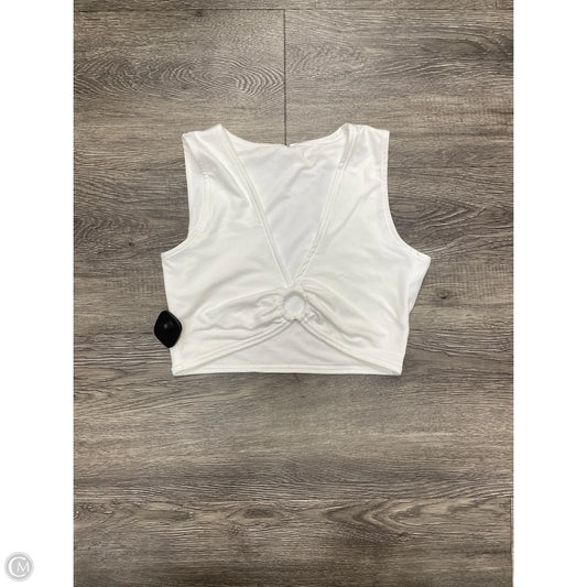 Top Sleeveless By Cmf In White, Size: M