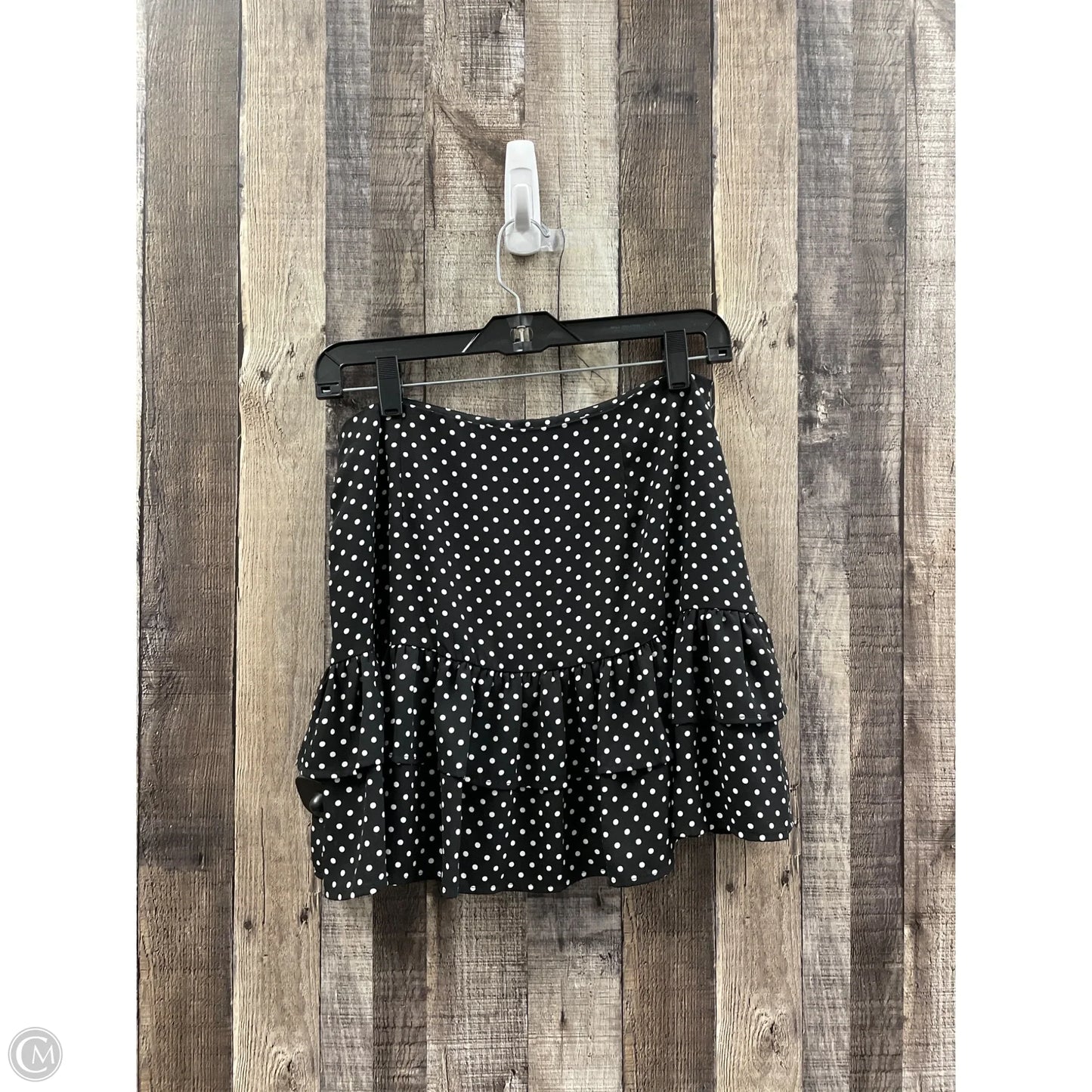 Skirt Mini & Short By Forever 21 In Polkadot Pattern, Size: M