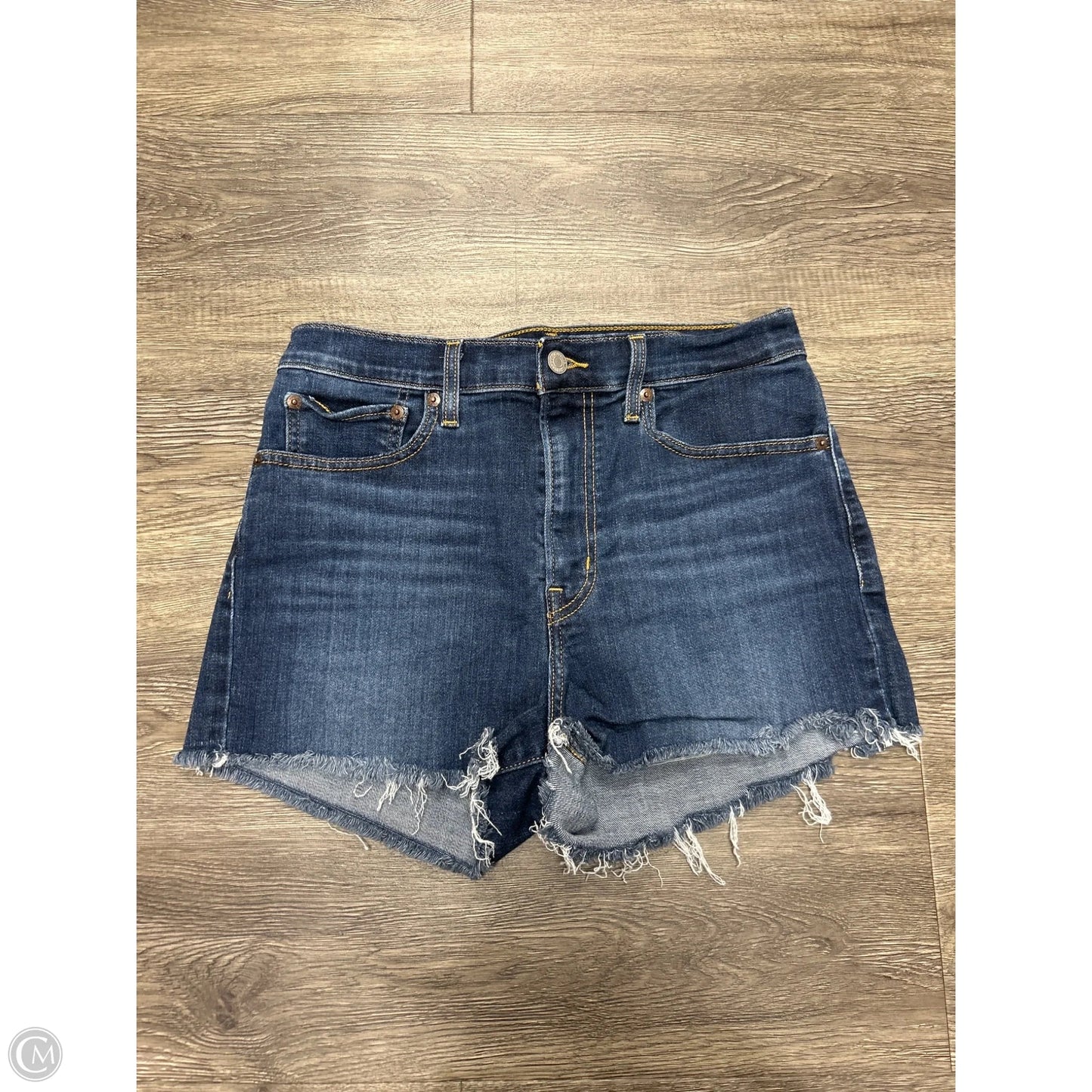 Shorts By Levis In Black Denim, Size: 8