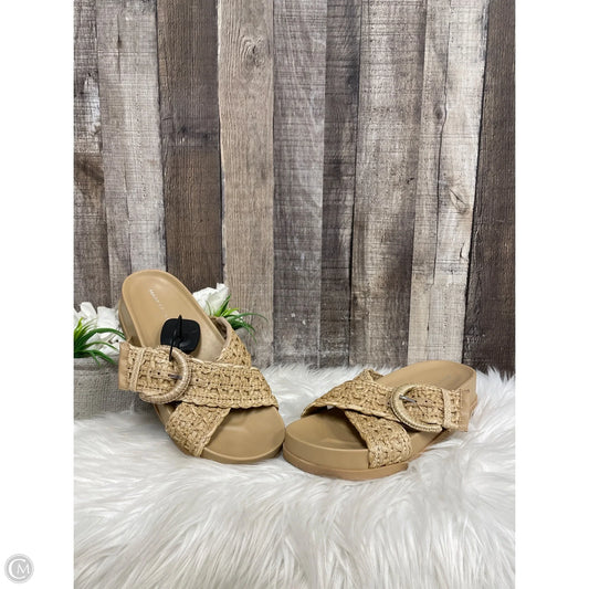 Sandals Flats By Marc Fisher In Tan, Size: 9