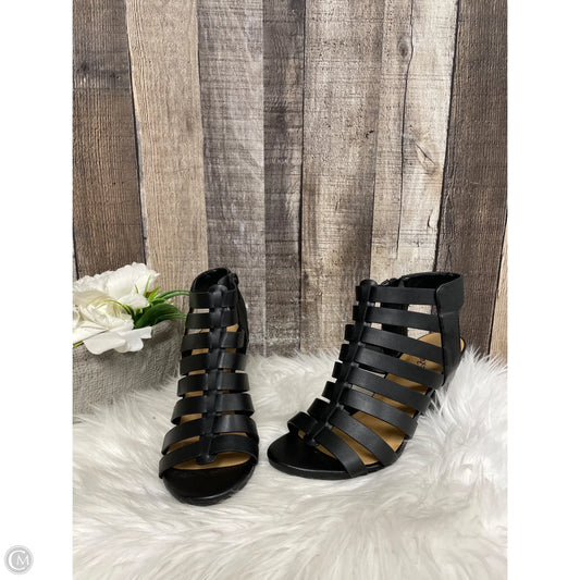 Sandals Heels Block By Cme In Black, Size: 6