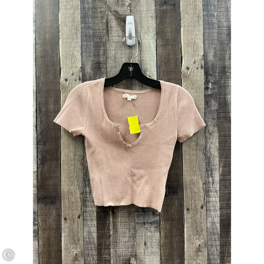 Top Short Sleeve By La Hearts In Pink, Size: S