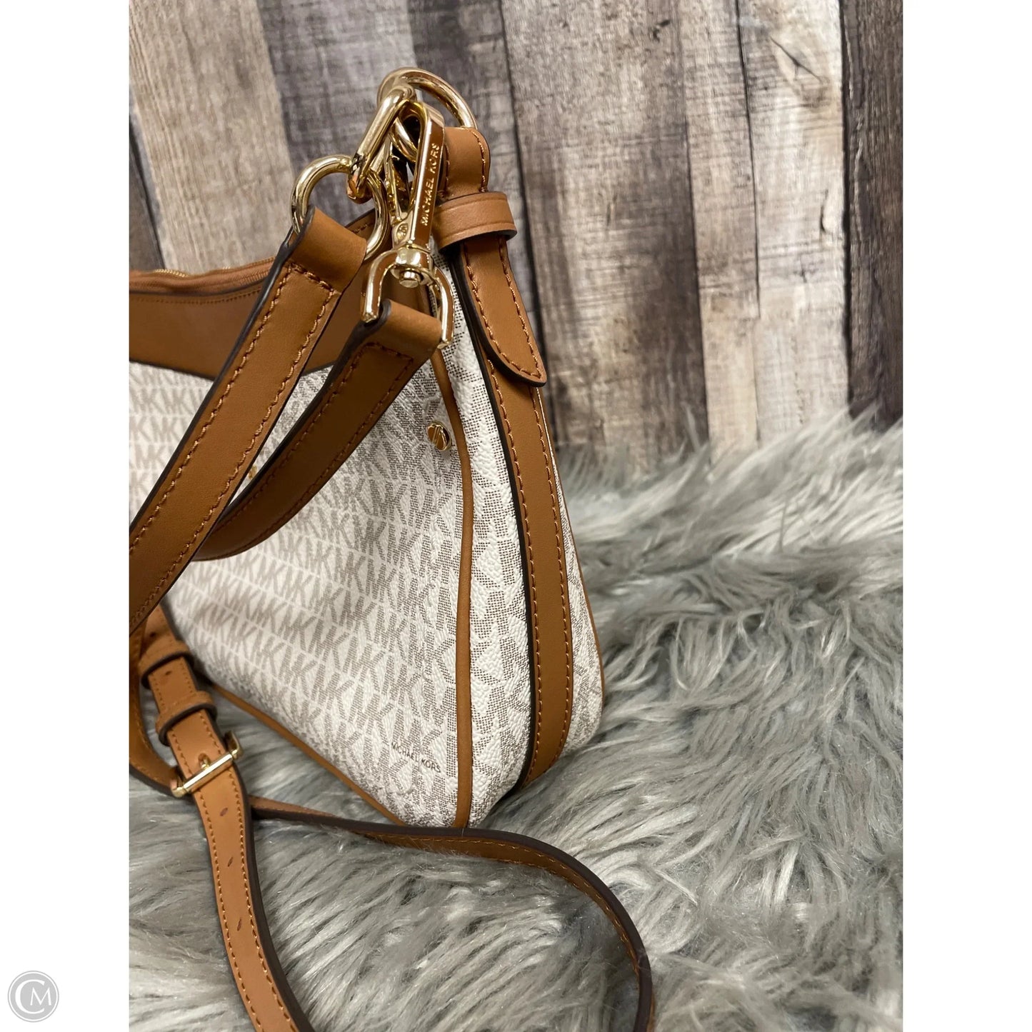 Crossbody Designer By Michael Kors, Size: Medium