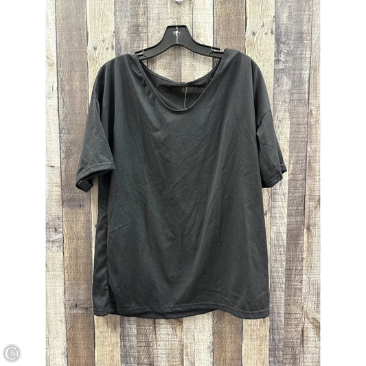 Top Short Sleeve By Cmf In Black, Size: Xl