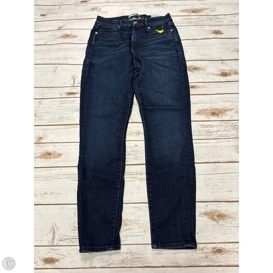 Jeans Skinny By Good American In Blue Denim, Size: 4