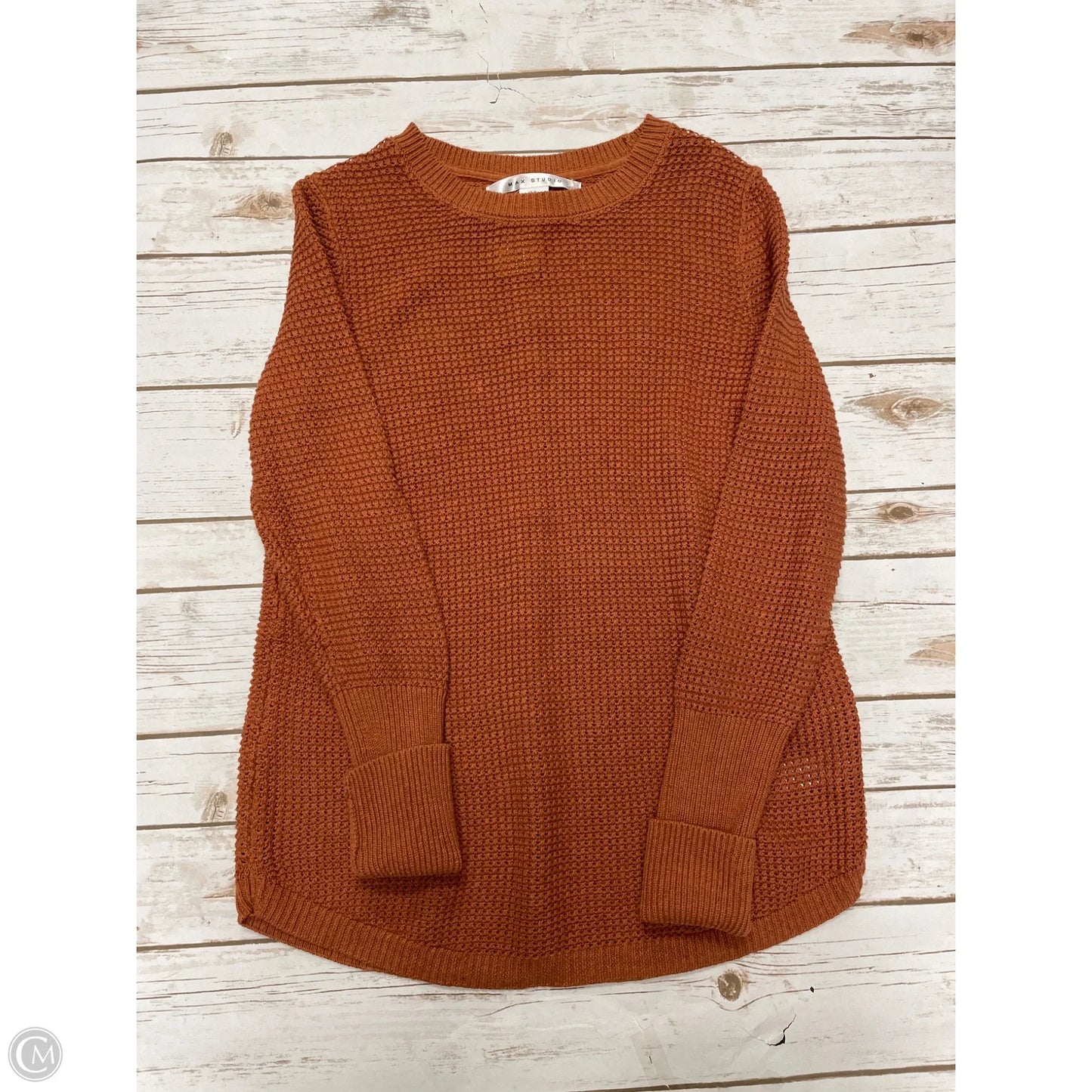 Sweater By Max Studio In Orange, Size: M