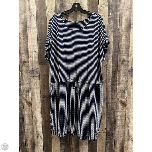 Dress Casual Short By Hilary Radley In Striped Pattern, Size: Xxl