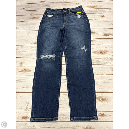 Jeans Boyfriend By Judy Blue In Blue Denim, Size: 8