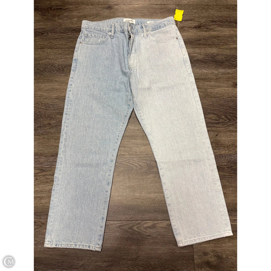 Jeans Cropped By Frame In Blue Denim, Size: 4